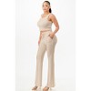 Slickblue Women’s Ribbed Tank & Pant Set, Functional Pockets, Co-ord Outfit, Everyday Wear, Color Options, Size S-L - 4 of 4