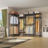VIPEK L22S Heavy Duty Clothes Rack L Shaped Garment Rack Metal Clothing Rack, 76" L x 45" W x 76.4" H, Max Load 1600LBS - 3 of 4
