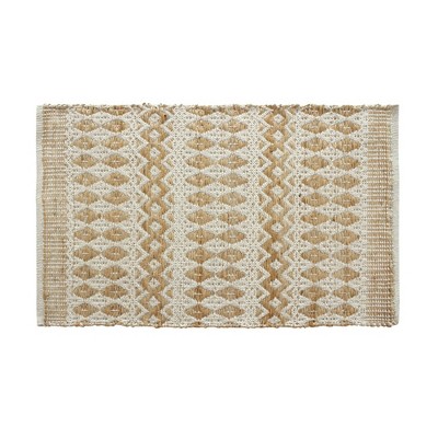 Patina Vie Vintage Inspired Accent Rug Terracotta/Natural Geometric