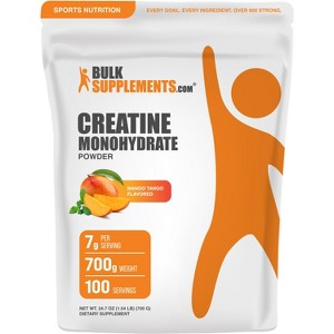 BulkSupplements Creatine Monohydrate Powder - Mango Tango - 1 of 4