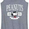 Women's - Peanuts - Collegiate Graphic Racerback Tank - 2 of 4