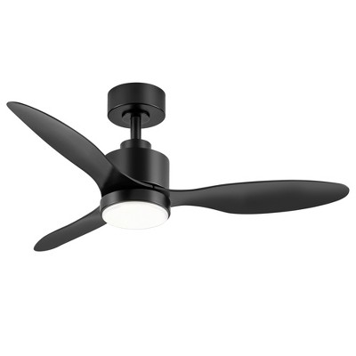 Airsurfer 42" 3-blade Downrod Mount Ceiling Fan with LED Lights and Remote Control