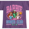 Girls' - Barbie - Barbie Sports Club Fitted Short Sleeve Graphic T-Shirt - 2 of 4