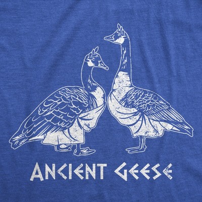 Мужские футболки Crazy Dog T-Shirts, Inc. Mens Funny T Shirts Ancient Geese Sarcastic Goose Graphic Tee for Men - Crazy Dog Men's T Shirt for Animal Lovers Royal L — фото 2
