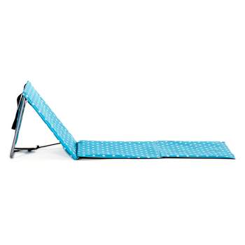 The Lakeside Collection Folding Sun Lounger - Portable Fishing Chair for Beach or Lawn