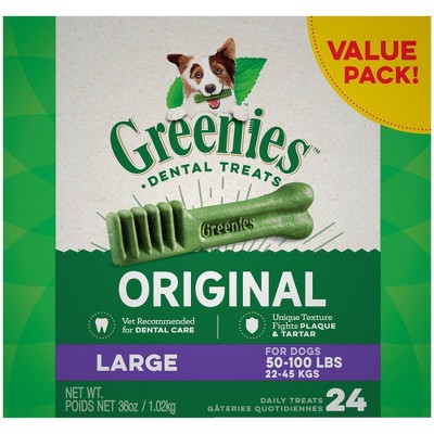 Greenies Original Chicken Dental Dog Treats Large - 36oz