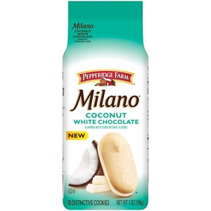 Pepperidge Farm Milano White Chocolate Coconut Cookie - 7oz - 1 of 4