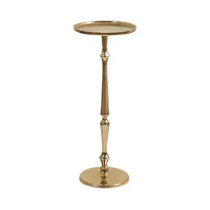 Kate and Laurel Carling Metal Pedestal Table and Plant Stand - 1 of 4