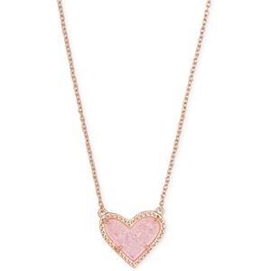 Heart Pendant Necklace Adjustable Chain Length Fashion Jewelry for Women - 1 of 4