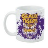 Geaux Tigers Graffiti Ceramic Coffee Mug Novelty Gift Mugs for Coffee Tea and Hot Drinks 11oz White - 3 of 4