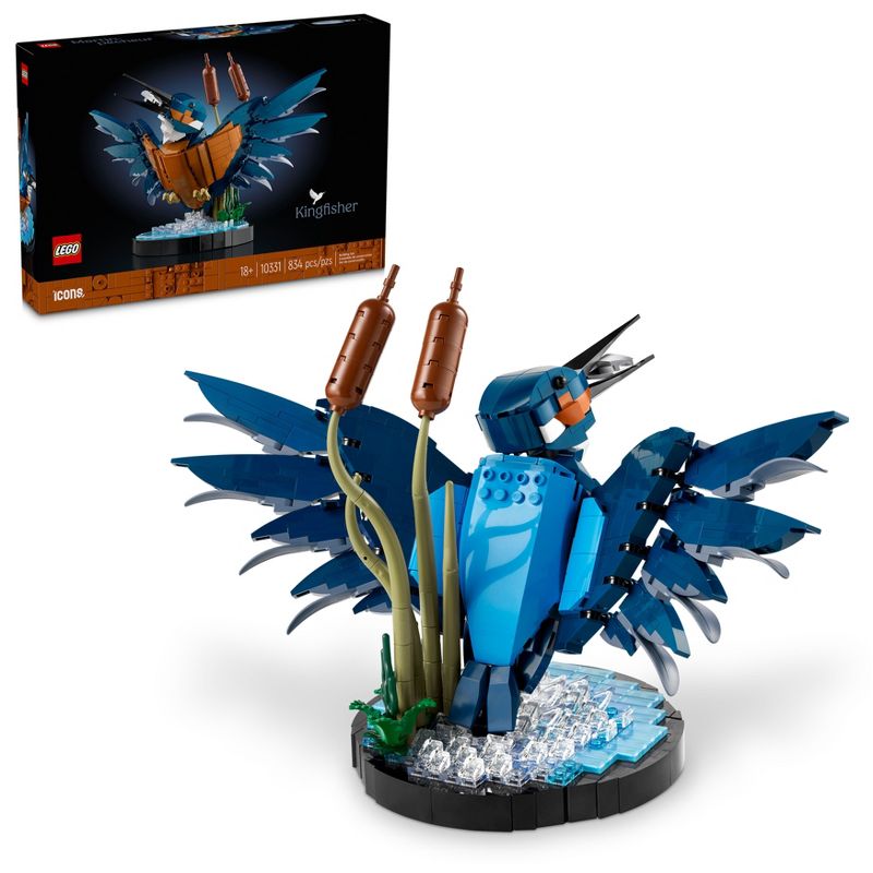 LEGO Icons Kingfisher Bird Building Set for Build and Display 10331, 1 of 9