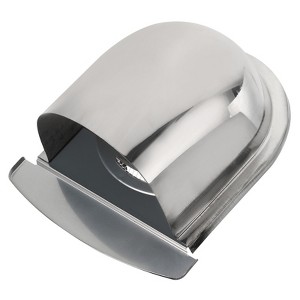 Unique Bargains Exterior Wall Grille Louvered Stainless Steel Outdoor Exhaust Air Vent Cover - 1 of 4