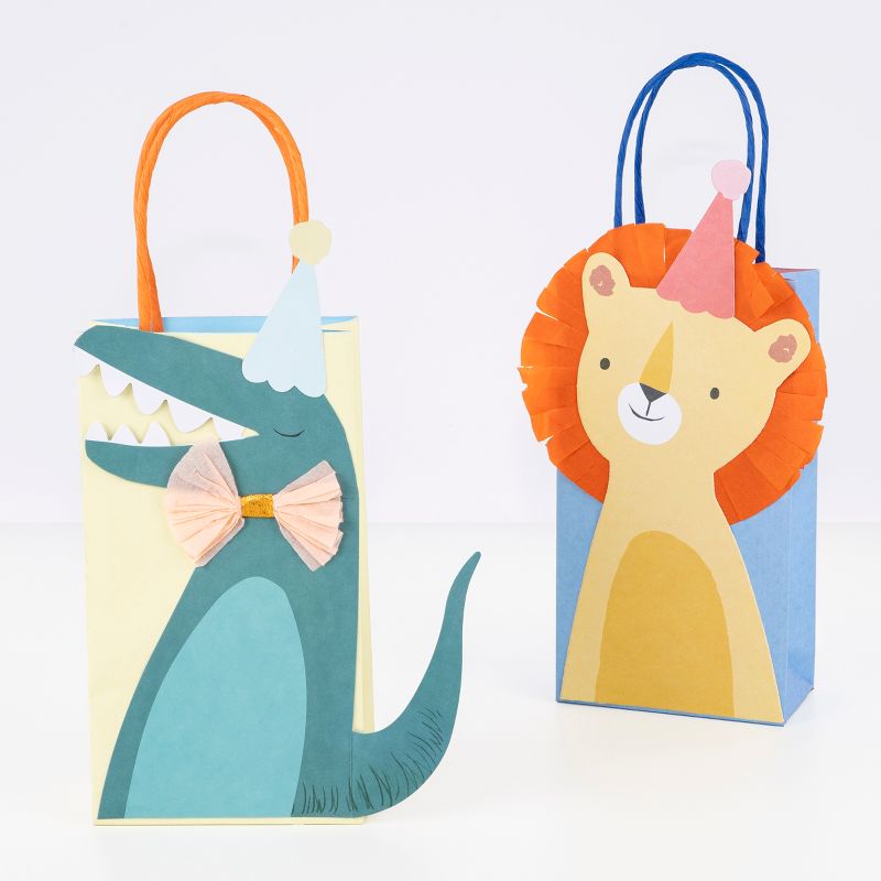 Meri Meri Animal Parade Party Bags (Pack of 8), 4 of 5