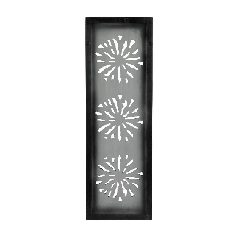 Wood Floral Handmade Carved Intricately Wall Decor - Olivia & May, 2 of 5
