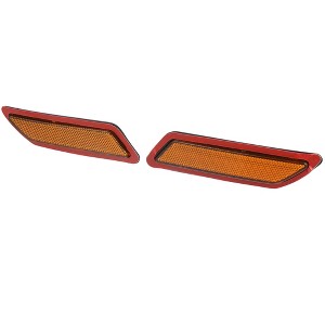 Unique Bargains Front Bumper Reflector Side Marker 63147274521 for BMW F30 F31 3-Series 2013-2015  Replace Amber Color Reflector Yellow 1 Pair - 1 of 4