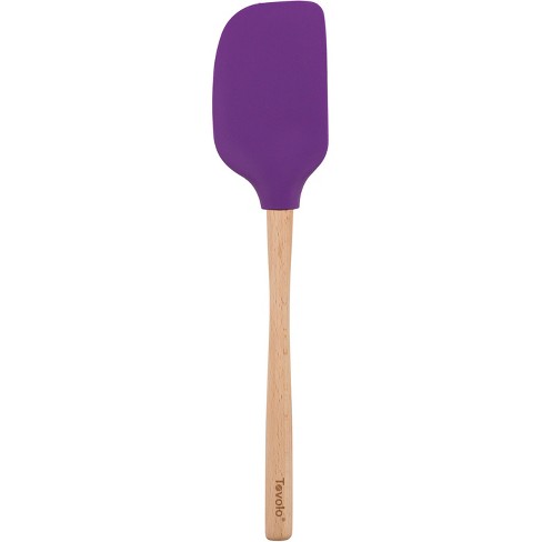 Purple silicone deals spatula