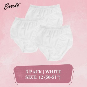 Carole Women's 100% Nylon Lace Trim Panties - 1 of 4