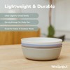 WeeSprout Bamboo Kids Bowls, Set of Four Kid-Sized Dinnerware, Cereal, Leftovers & Snack Bowl - 4 of 4