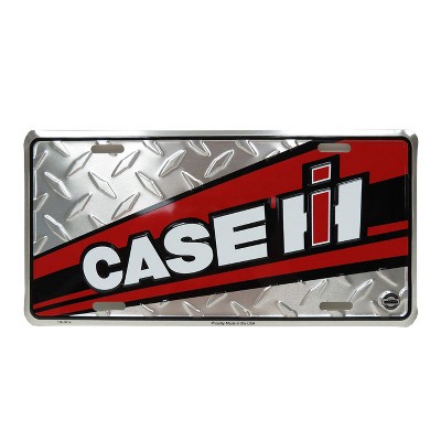 Case IH Red Splash on DiamondCase IH Red Splash on Diamond License Plate Sign-1815 License Plate