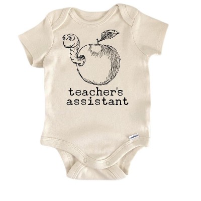 Teachers Assistant Bookworm - Baby Boy Girl Clothes Infant Onesie® Funny Cute Newborn GS1