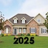 Big Dot of Happiness Gold 2025 Graduation Party Yard Signs - Outdoor Lawn Decorations - 2025 - 3 of 4