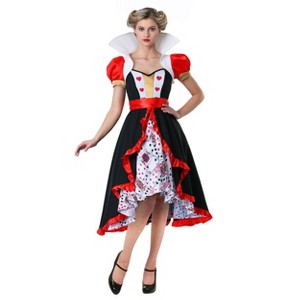HalloweenCostumes.com Plus Size  Queen of Hearts Costume for Women - 1 of 4