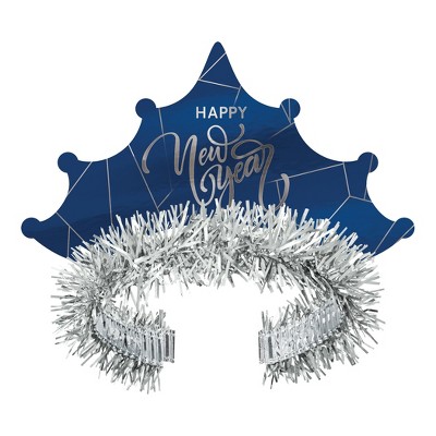 Beistle Midnight Blue New Year Tiara, Pack of 50