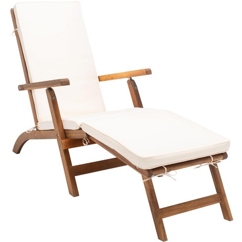 Palmdale Lounge Chair Natural Beige Safavieh