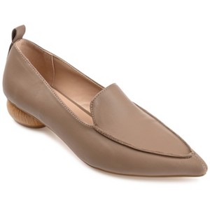 Journee Collection Womens Maggs Loafer Pointed Toe Slip On Flats - 1 of 4