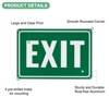 Unique Bargains Aluminum Reflective Rust Free Waterproof Exit Sign 1 Pc - 2 of 4