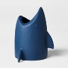 Kids' Toothbrush Holder Shark Blue - Pillowfort™: Fun Bathroom Accessory, Silicone, Animal Pattern - image 3 of 3