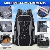 50L Hiking Backpack Waterproof Camping Backpack for Men Women Lightweight HIking Daypack - 4 of 4