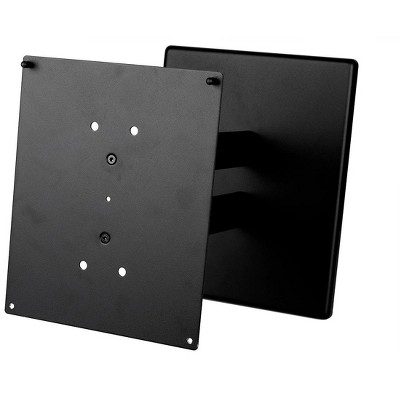 Monolith 18in Black Steel Speaker Stand with Adjustable Top Plate