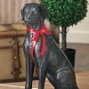 Sullivans Labrador Figurine 26"H Black - 3 of 3