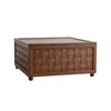 YUHAO Farmhouse Coffee Table with Storage, Large Square Coffee Table for Living Room - 3 of 4
