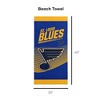 Sweet Home Collection NHL St. Louis Blues 30" x 60" Beach Towel - 3 of 3