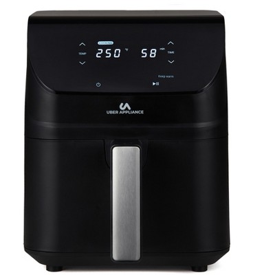 Uber Appliance 5qt 8-Function Guided Digital Air Fryer - Black