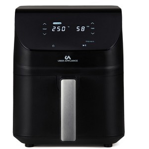 Uber Appliance 5qt 8-Function Guided Digital Air Fryer - Black - 1 of 4