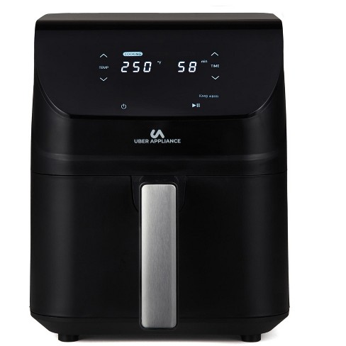 Uber Appliance 5qt 8-Function Guided Digital Air Fryer - Black - image 1 of 4