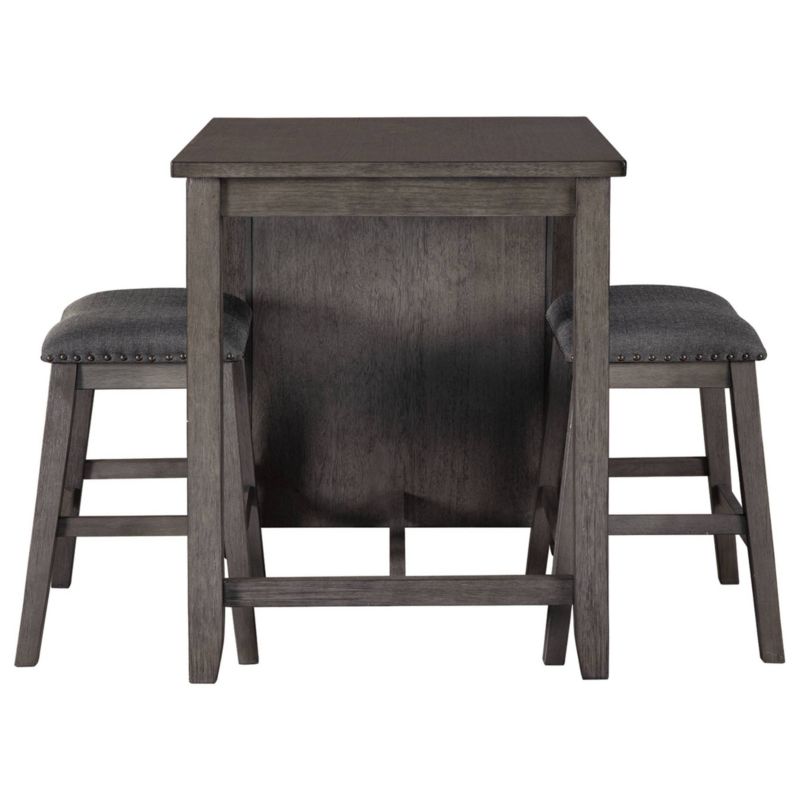 Set of 3 Caitbrook Counter Height Dining Table and Bar Stools Gray - Signature Design by Ashley, 5 of 12