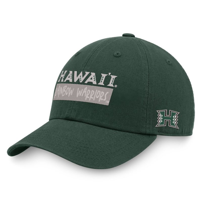 NCAA Hawaii Rainbow Warriors Youth Unstructured Scooter Cotton Hat, 1 of 5
