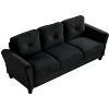 NicBex Modern 2/3-Seat Loveseat Sofa Couch for Living Room,Bedroom,Comfy Upholstered Sectional Futon Couch with Deep Cushions - 4 of 4
