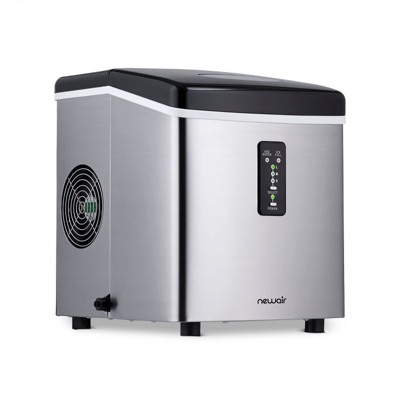Newair Countertop Ice Maker, 28 lbs. of Ice a Day, 3 Ice Sizes, BPA-Free Parts, 1 of 17