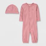 Carter's Just One You® Baby 2pc Giraffe Converter Gown Set - Pink