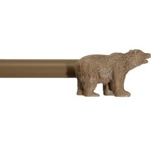 Urbanest 3-4-inch Adjustable Drapery Curtain Rod with Bear Finial - 1 of 3