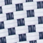 white & navy/natural frame