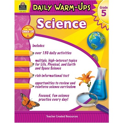 Teacher Created Resources® Daily Warm-Ups Science Book, Grade 5