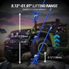 Farm Jack, 7000 Lbs Capacity Ratcheting Off Road f-Arm Jack, Utility Heavy-Duty f-Arm Jack, Lift Height 5.12-25.39 Inches - 3 of 4