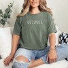Simply Sage Market Women's Embroidered Outsider Tree Short Sleeve Garment Dyed Tee - 2 of 3