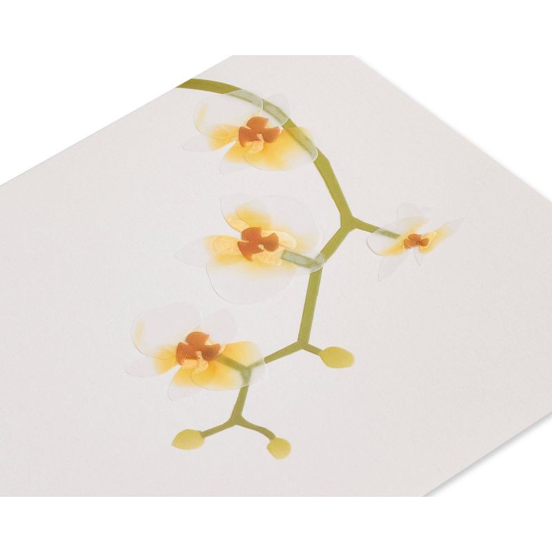 Orchids Card - PAPYRUS, 6 of 7